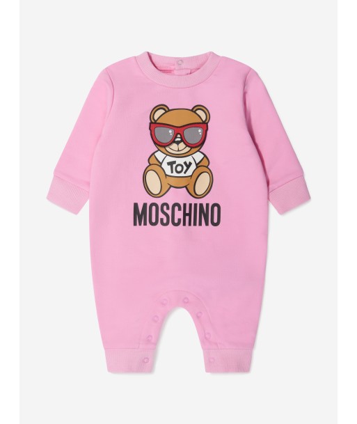 Moschino Baby Girls Cotton Teddy Toy Babysuit In A Gift Box l'évolution des habitudes 