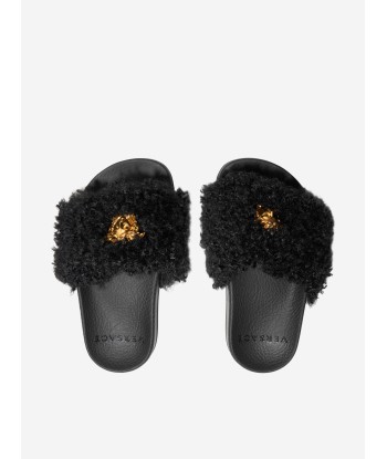 Versace Kid Fluffy Medusa Sliders 50% de réduction en Octobre 2024