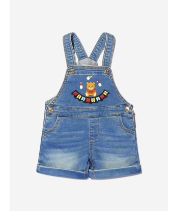 Moschino Baby Boys Cotton Denim Dungarees acheter