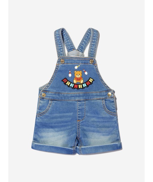 Moschino Baby Boys Cotton Denim Dungarees acheter