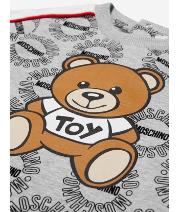 Moschino Baby Boys Cotton Logo Circle Teddy Toy T-Shirt 2023