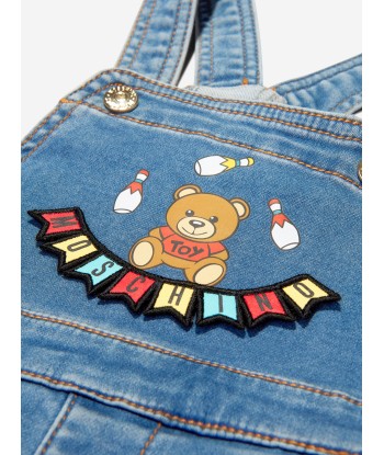 Moschino Baby Boys Cotton Denim Dungarees acheter