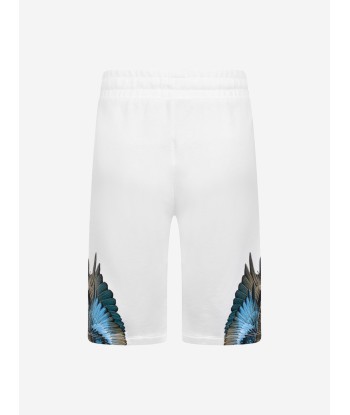 Marcelo Burlon Boys Shorts - & Turquoise Wings Bermuda Shorts pour bénéficier 