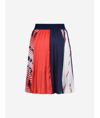 MSGM Girls Skirt - & Navy Pleated Skirt rembourrage situé sous