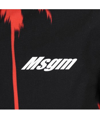 MSGM Boys Shirt - & Red Cotton Shirt acheter