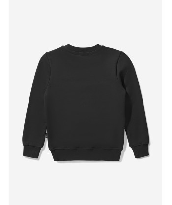 MSGM Unisex Cotton Logo Sweatshirt pas cher