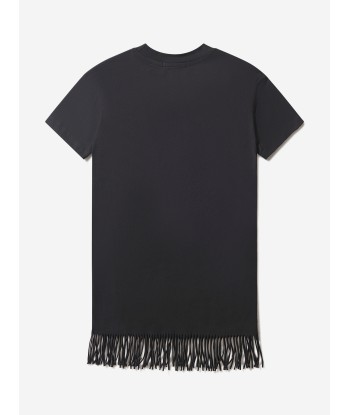 MSGM Girls Cotton Jersey Logo Dress Les êtres humains sont 