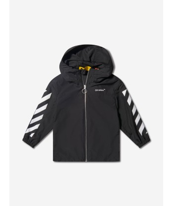 Off-White Boys Cotton Logo Print Windbreaker À commander