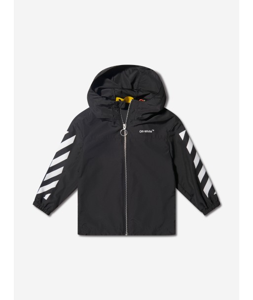 Off-White Boys Cotton Logo Print Windbreaker À commander