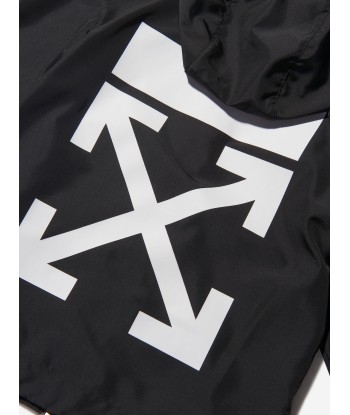 Off-White Boys Cotton Logo Print Windbreaker À commander