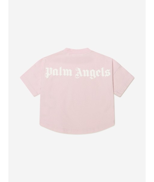 Palm Angels Girls Cotton Short Sleeve Logo T-Shirt Venez découvrir notre 