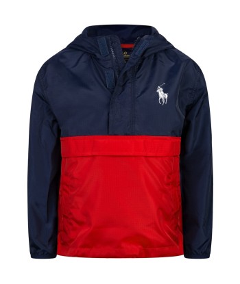 Ralph Lauren Boys Navy & Red Pullover Jacket l'évolution des habitudes 