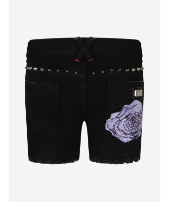 Philipp Plein Girls Denim Nicki Shorts Le MVP de beaucoup