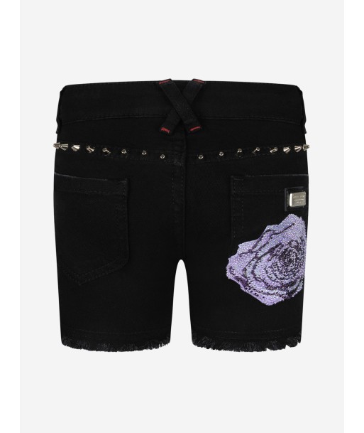 Philipp Plein Girls Denim Nicki Shorts Le MVP de beaucoup