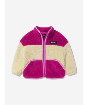 Versace Girls Colourblock Sherpa Jacket meilleur choix