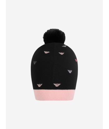 Emporio Armani Girls Bobble Hat & Scarf Set de technologie