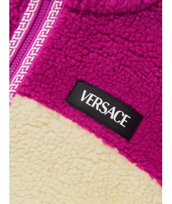 Versace Girls Colourblock Sherpa Jacket meilleur choix