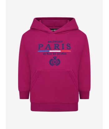 Balenciaga Raspberry Hooded Sweater en ligne des produits 