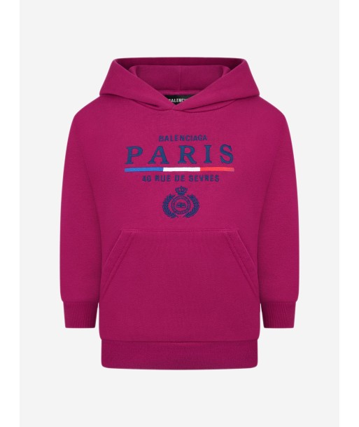 Balenciaga Raspberry Hooded Sweater en ligne des produits 