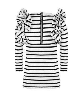 Balmain Girls & Black Striped Dress vous aussi creer 