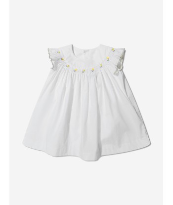 Bonpoint Baby Girls Cotton Poplin Embroidered Dress l'évolution des habitudes 