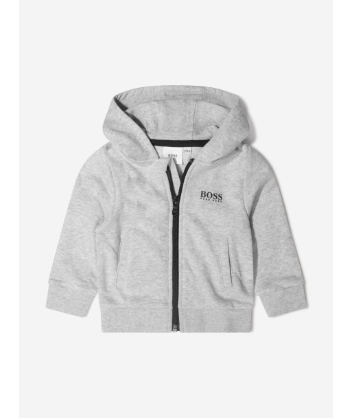 BOSS Baby Boys Cotton Logo Zip Up Top online