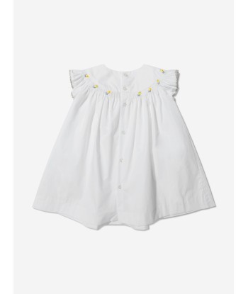 Bonpoint Baby Girls Cotton Poplin Embroidered Dress l'évolution des habitudes 