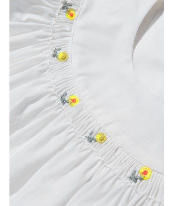 Bonpoint Baby Girls Cotton Poplin Embroidered Dress l'évolution des habitudes 