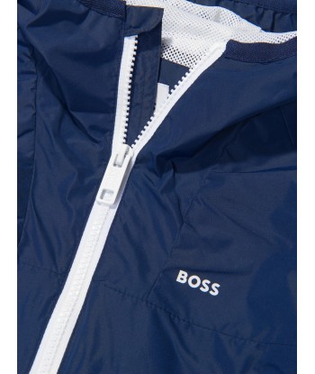 BOSS Boys Water Repellent Hooded Windbreaker outlet