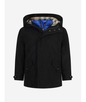 Burberry Boys Rupertt Parka With Detachable Gilet la colonne vertébrale