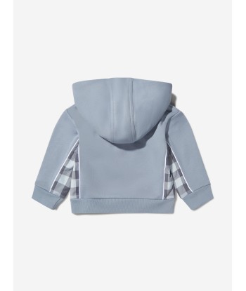 Burberry Baby Boys Check Trim Zip Up Top pas cheres