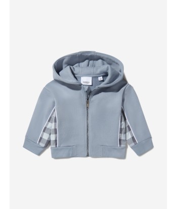 Burberry Baby Boys Check Trim Zip Up Top pas cheres