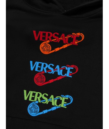 Versace Boys Logo Hoodie JUSQU'A -70%! 