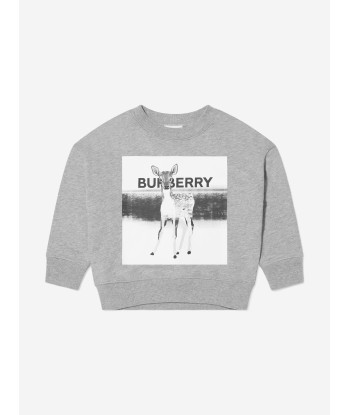 Burberry Boys Cotton Deer Print Sweatshirt Toutes les collections ici