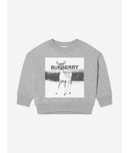 Burberry Boys Cotton Deer Print Sweatshirt Toutes les collections ici