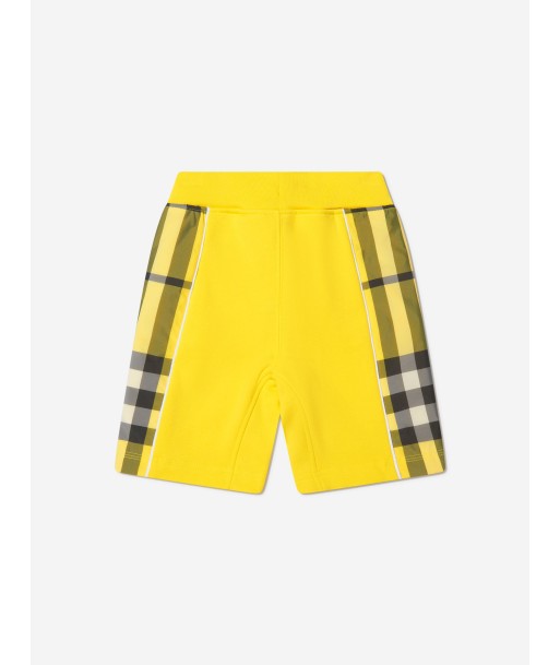 Burberry Boys Cotton Check Panel Shorts du meilleur 