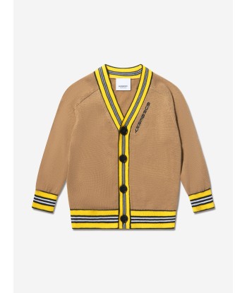 Burberry Baby Boys Wool Icon Stripe Detail Cardigan outlet