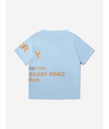 Burberry Girls Cotton Logo Print T-Shirt store