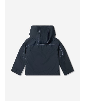 Burberry Boys Hooded Zip Up Jacket Pour