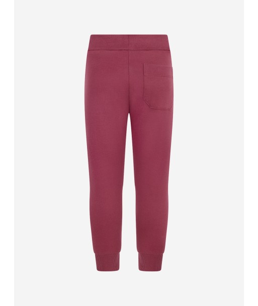 Versace Boys Burgundy Logo Joggers Les êtres humains sont 