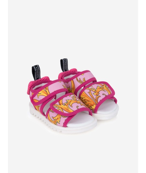 Versace Girls Neoprene Baroque Sandals Amélioration de cerveau avec