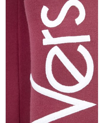 Versace Boys Burgundy Logo Joggers Les êtres humains sont 