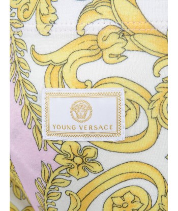 Versace Baby Girls Pink & Baroque Leggiings livraison et retour toujours gratuits