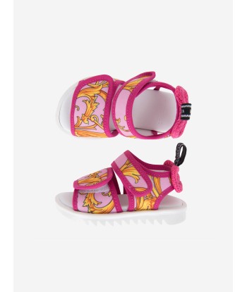 Versace Girls Neoprene Baroque Sandals Amélioration de cerveau avec