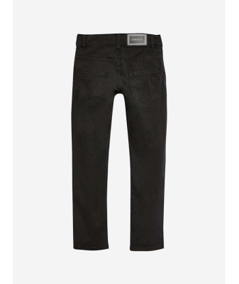 Versace Boys Trousers - Cotton Logo Chinos soldes