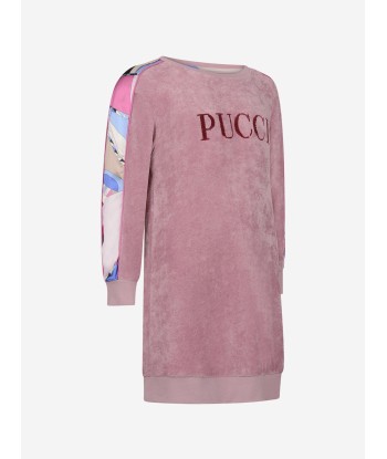 Pucci Girls Velour Dress de pas cher