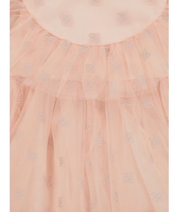 Fendi Baby Girls Embroidered Tulle Dress 50-70% off 