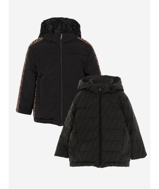 Fendi Boys Down Padded Logo Ski Jacket shop