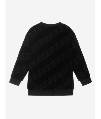 Fendi Boys Cotton FF Logo Sweatshirt Comparez et commandez 