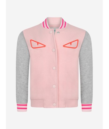 Fendi Baby Girls & Grey Jersey Bomber Jacket commande en ligne